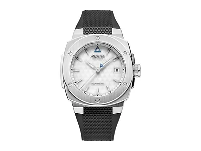 Alpina  Solarmeter, 37.5mm Silver- White Dial (Open Box)
