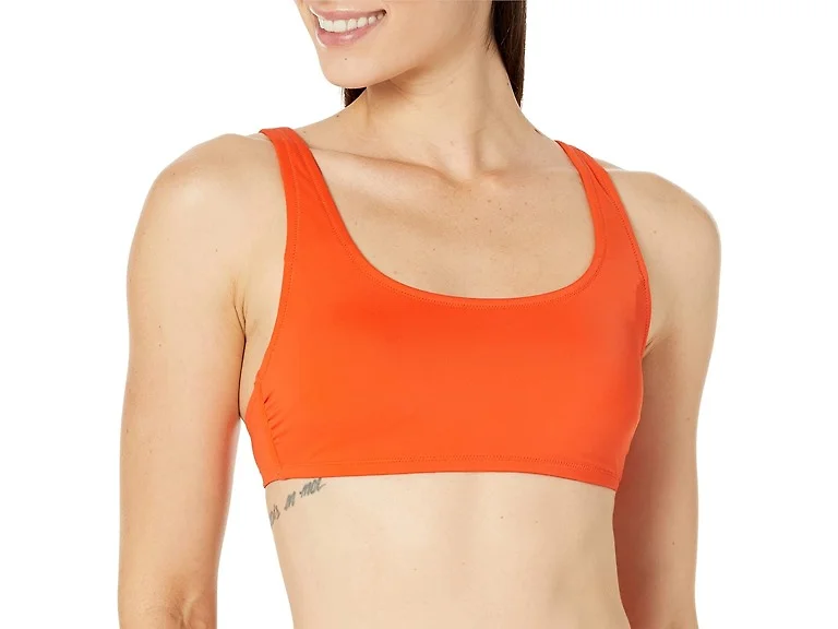 Amazon Essentials Women's Swim Crop Top (Small)
