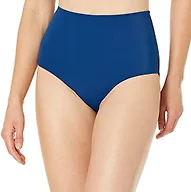 Amazon Essentials Women's High Waist Bikini Swim Bottom, Deep Blue, 2X
