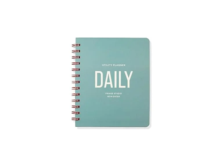 Fringe Studio Paper Cover Non-Dated Daily Planner, Utility
