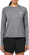Columbia Women's PFG Uncharted Knit Long Sleeve, Shark Heather, Medium