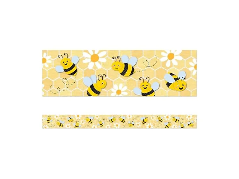 Teacher Created Resources Buzzing Bees Straight Border