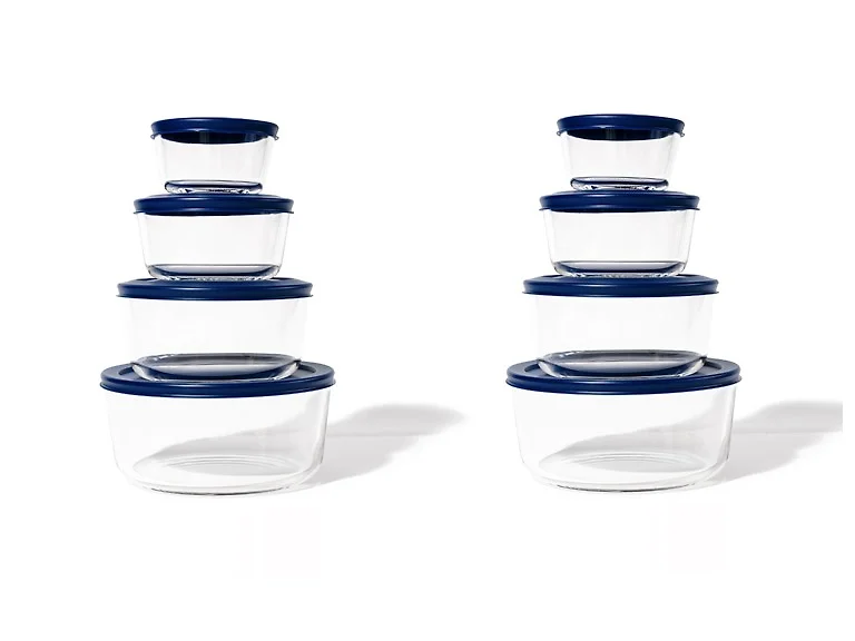 16PC DuraLiving Nested Food Storage Set - Round