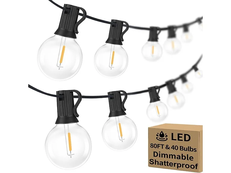 G40 LED Globe String Lights Your Choice