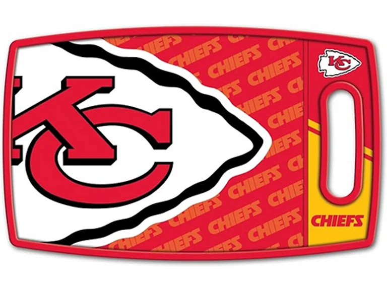 YouTheFan NFL Kansas City Chiefs Logo Series Cutting Board