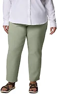 Columbia Womens All Seasons Pull-On Pant, Safari, 1X Long