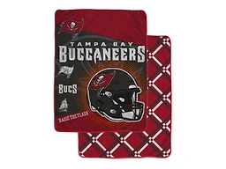 NFL Team Helmet Fleece Blanket - Tampa Bay Buccaneers