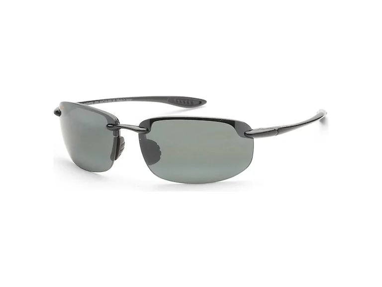 Maui Jim Men's 64mm Black Polarized Sunglasses (Open Box)