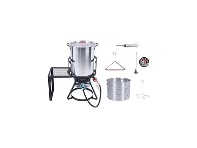Fire Riot 30Qt Turkey Fryer w Side Table