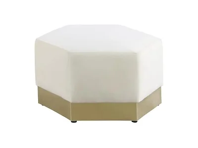 Marquis Velvet Upholstered Ottoman