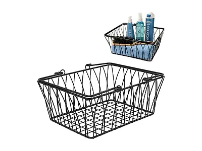 Spectrum Twist Wire Basket for Organizing