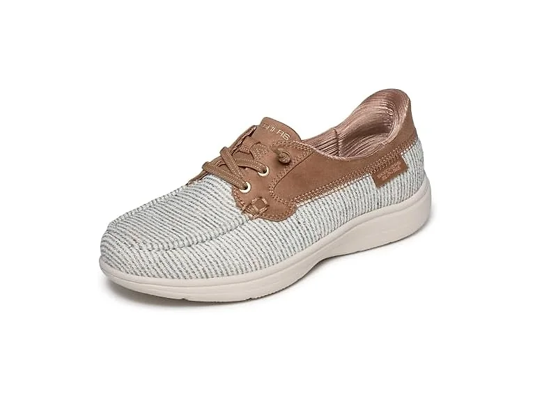 Skechers Women's Flex Radiant Glittery Boat Shoe