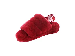 UGG Fluff Yeah Slide Women's Shoes Samba Red