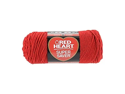 Red Heart Super Saver Yarn-Cherry Red