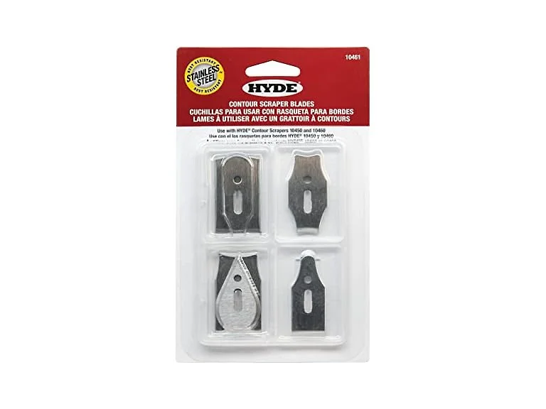 HYDE 10461 Stainless Blades, 6-Pack