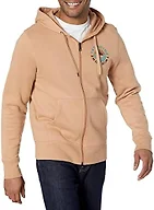 Amazon Essentials Disney | Marvel | Star Wars Men's Fleece Full-Zip Hoodie Sweatshirts (Available in Big & Tall), Star Wars Tatooine Sun, X-Small