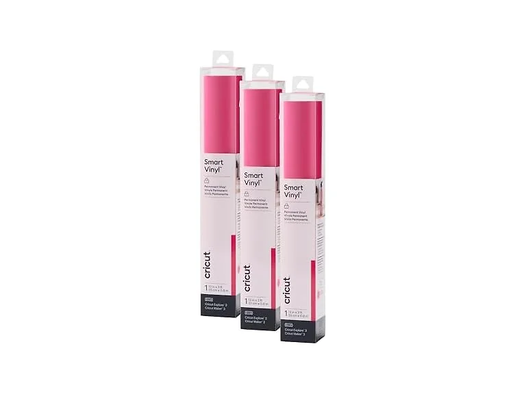 Cricut Smart Permanent Vinyl, Party Pink 3PK