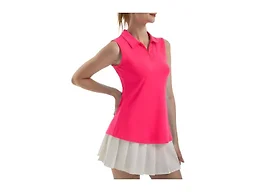 FKEEP Womens Soft Athletic-Polo-Shirts, 05 Neon Pink, X-Small US