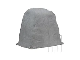 Sunnydaze 11” H Small Faux Landscape Rock Cover, Gray