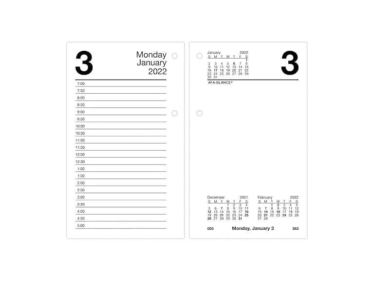 2022 Daily Desk Calendar Refill