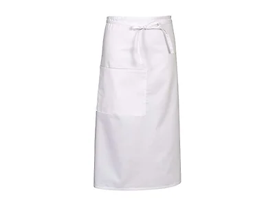 FAME F24 Full Length Bistro Apron - White