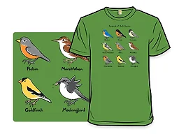 Songbirds of North America - Men's Small