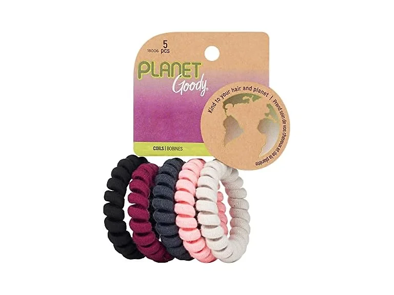Goody Planet Elastic Hair Coils 5 Count Mixed Pa