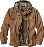 Mens Buck Commander Hunters Edge Canvas Jacket, Barley, Small