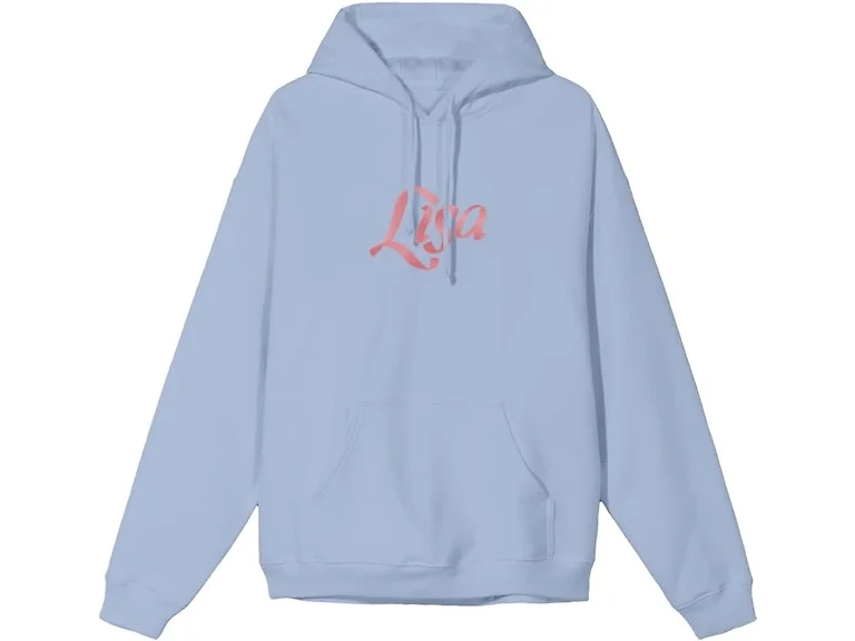 Lisa Unisex (S) Logo Hoodie Blue