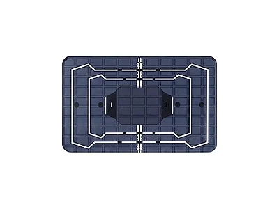 Rainbow Frost Six Siege Bath Rugs Soft