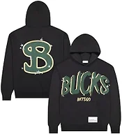 Bucketsquad Youth X Ultra Game NBA Officially Licensed No Rules Hoodie Sweatshirt, Milwaukee Bucks, Black, YL