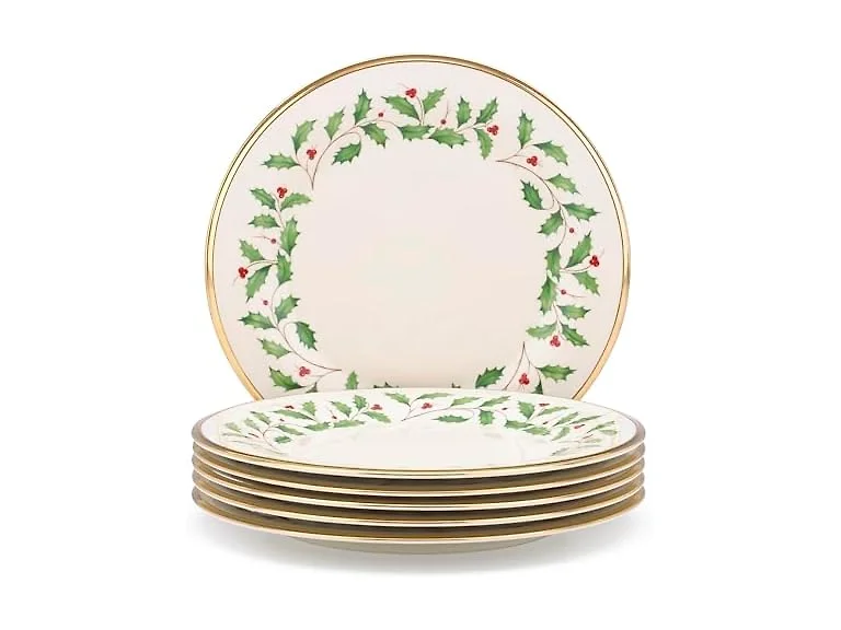 Lenox Holiday Porcelain Christmas for 6