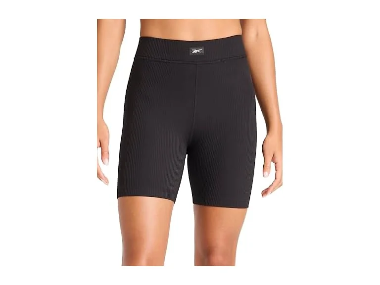 Reebok Women (XS) Rib-Knit Bike 6” Short