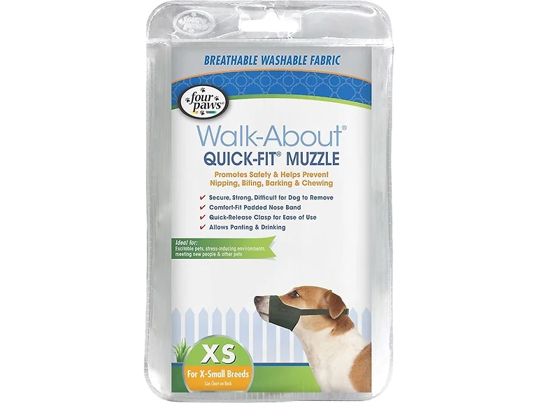 Four Paws Walk-About Quick-Fit Dog Muzzle