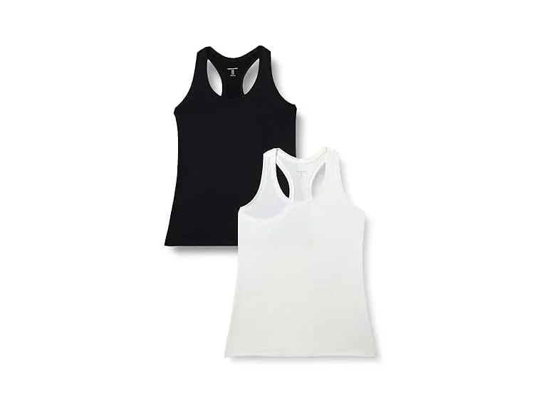 Amazon Essentials Women (XS) Tech Top White