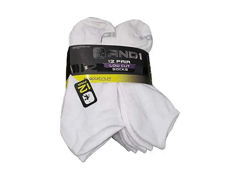 And1 Men (6-12.5) ProPlatinum Low Cut Socks
