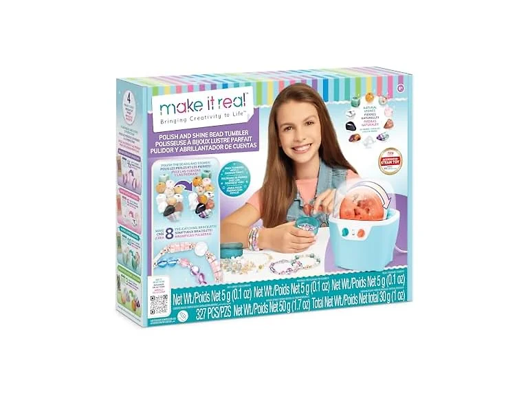 Make It Real Rock Tumbler 327pc Jewelry Kit