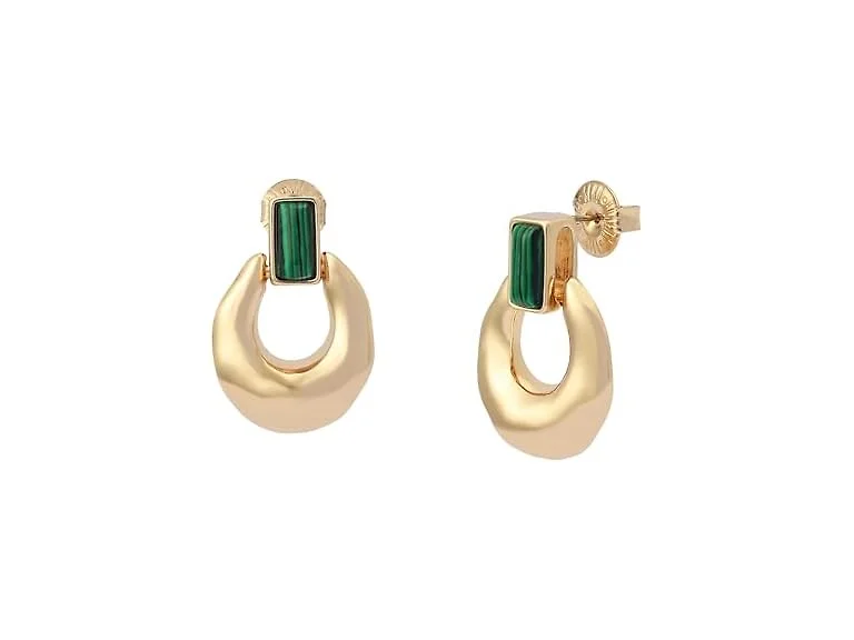 Robert Lee Morris Women's Malachite Earrings