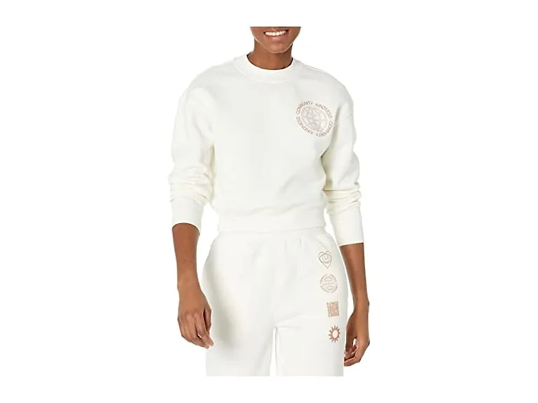 Amazon Essentials Women Crop Drop Sweatshirt