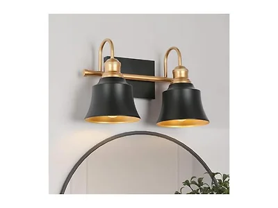 KSANA Black Gold Vanity Lights