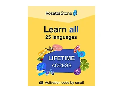 Rosetta Stone: 25 Languages | Lifetime