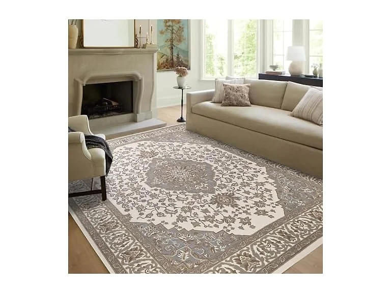 Superior Traditional Vintage Medallion Floral Scroll Rug (Your Choice)