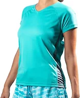 Kanu Surf Women's CB UPF 50+ Swim Tee, Lagoon, X-Large