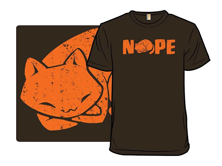 Nope Sleepy Cat