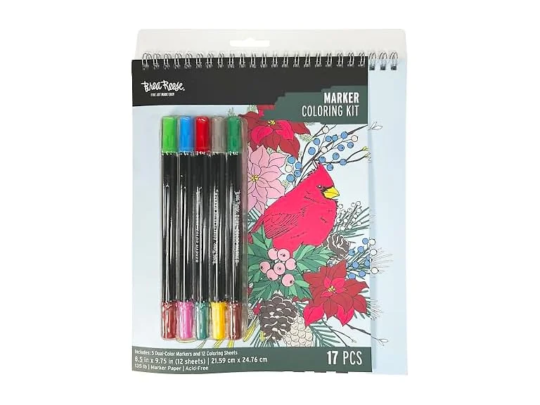 Brea Reese: Marker Coloring Kit - Cardinal