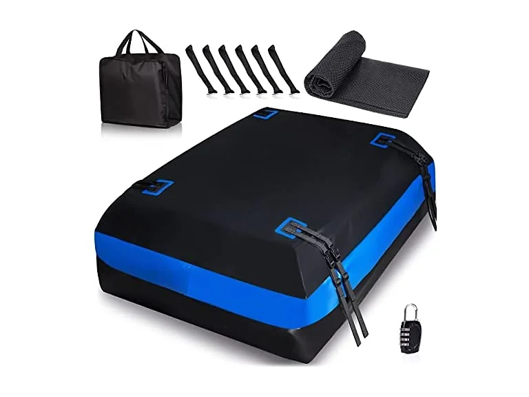 Zone Tech OR0036 Car Roof Cargo Bag 21 Cubic Ft