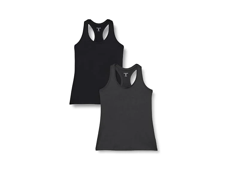 Amazon Essentials Women (XS) Top Heather Graphite
