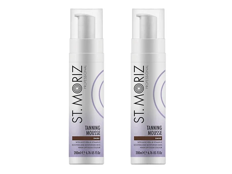 2PK St. Moriz 2Pk Tanning Mousse, Dark