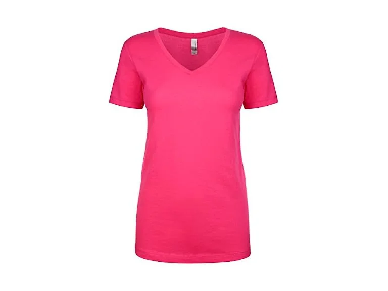 Next Level (L) Lightweight Ideal V-Neck T-Shirt