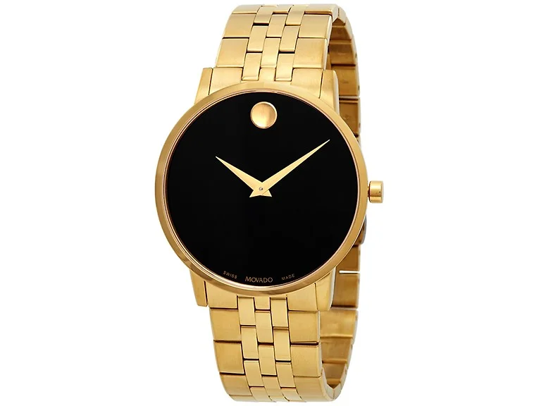 Movado Men's Swiss Museum Classic Gold PVD Watch